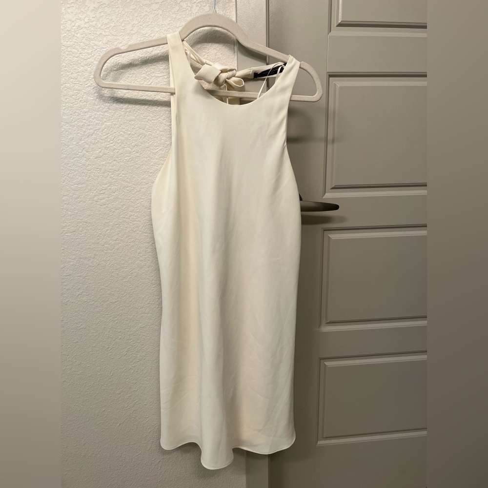 Zara white dress